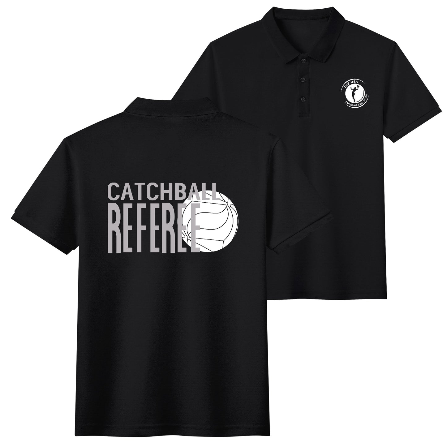 USACA Referee Unisex Cotton Polo Shirt