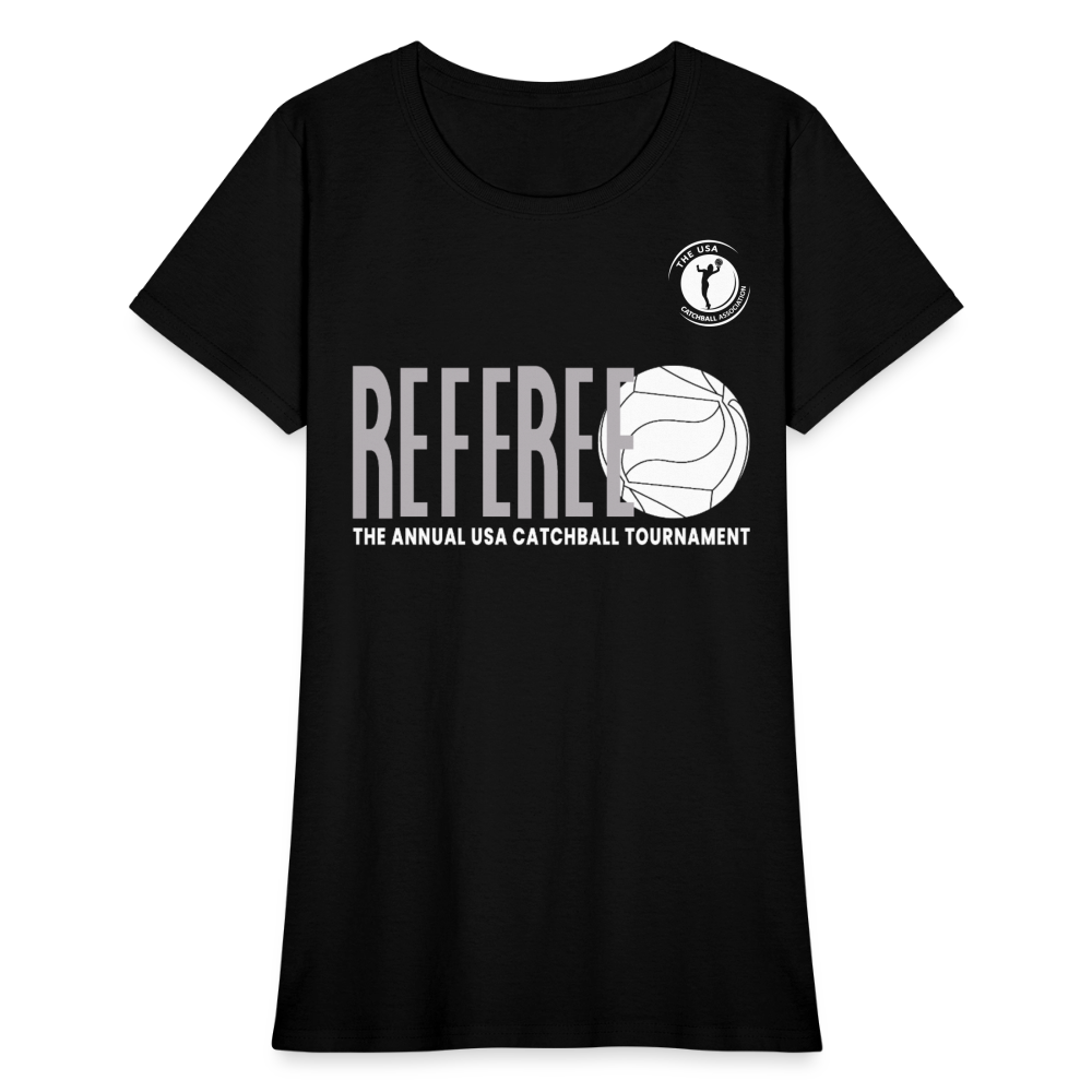 Catchball Referee T-Shirt - USACA - Women - black