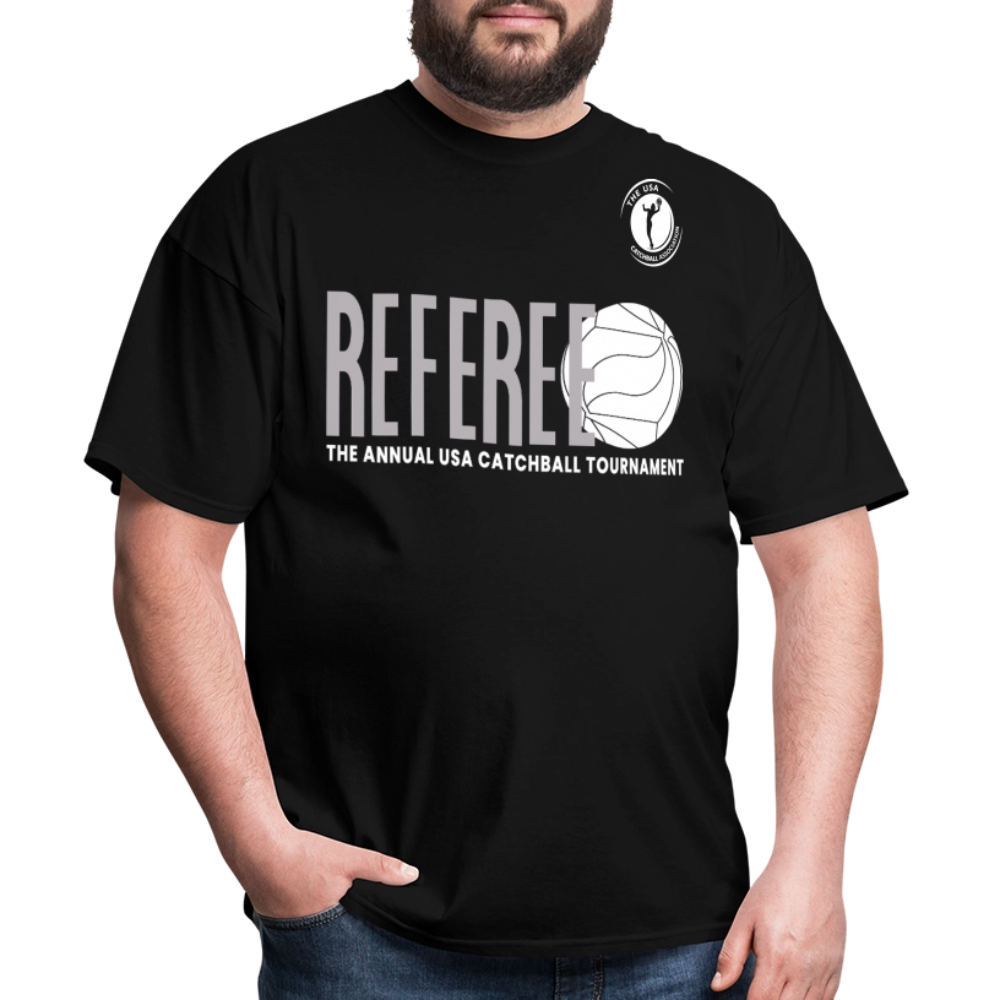 Catchball Referee T-Shirt - USACA - Unisex - black