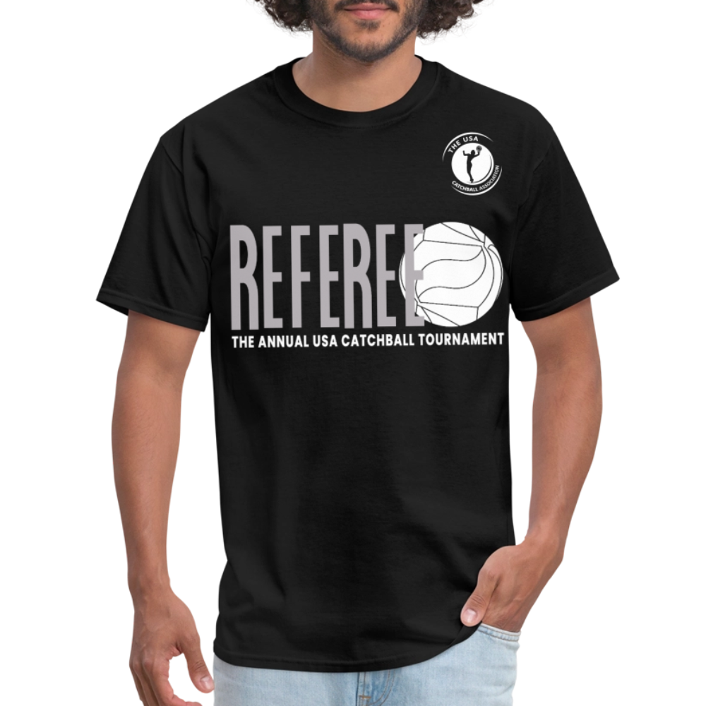 Catchball Referee T-Shirt - USACA - Unisex - black