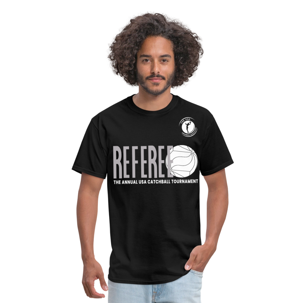 Catchball Referee T-Shirt - USACA - Unisex - black