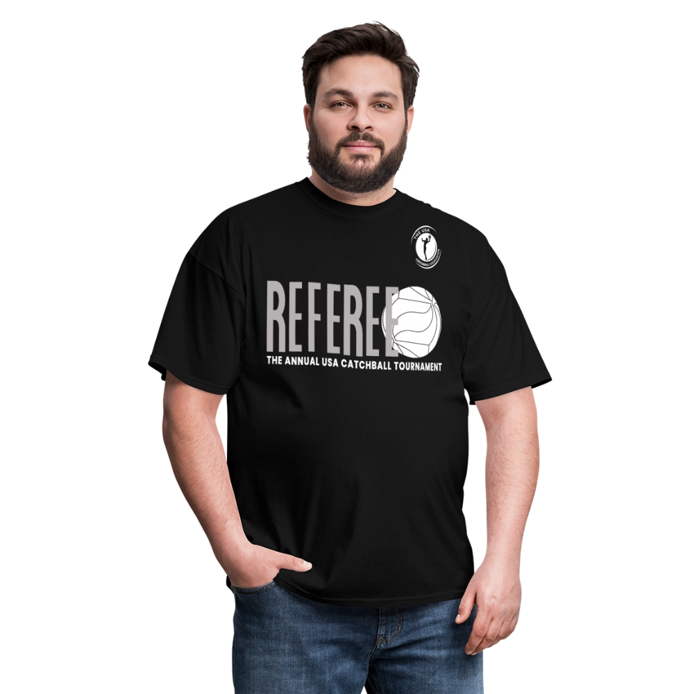 Catchball Referee T-Shirt - USACA - Unisex - black