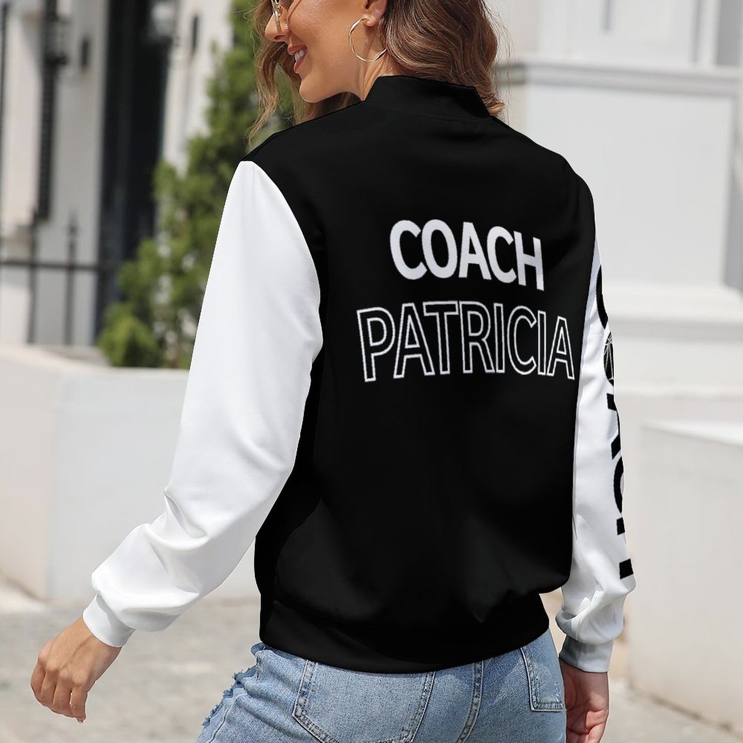 Women's Zipper Jacket LLJK (All-Over Printing)