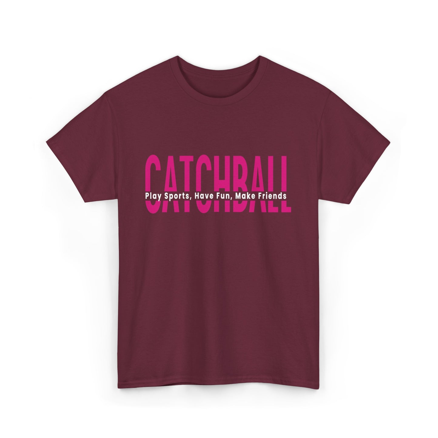 Catchball T-Shirt Short-Sleeve Catchball Unisex Cotton USACA Catchball Logo Tee