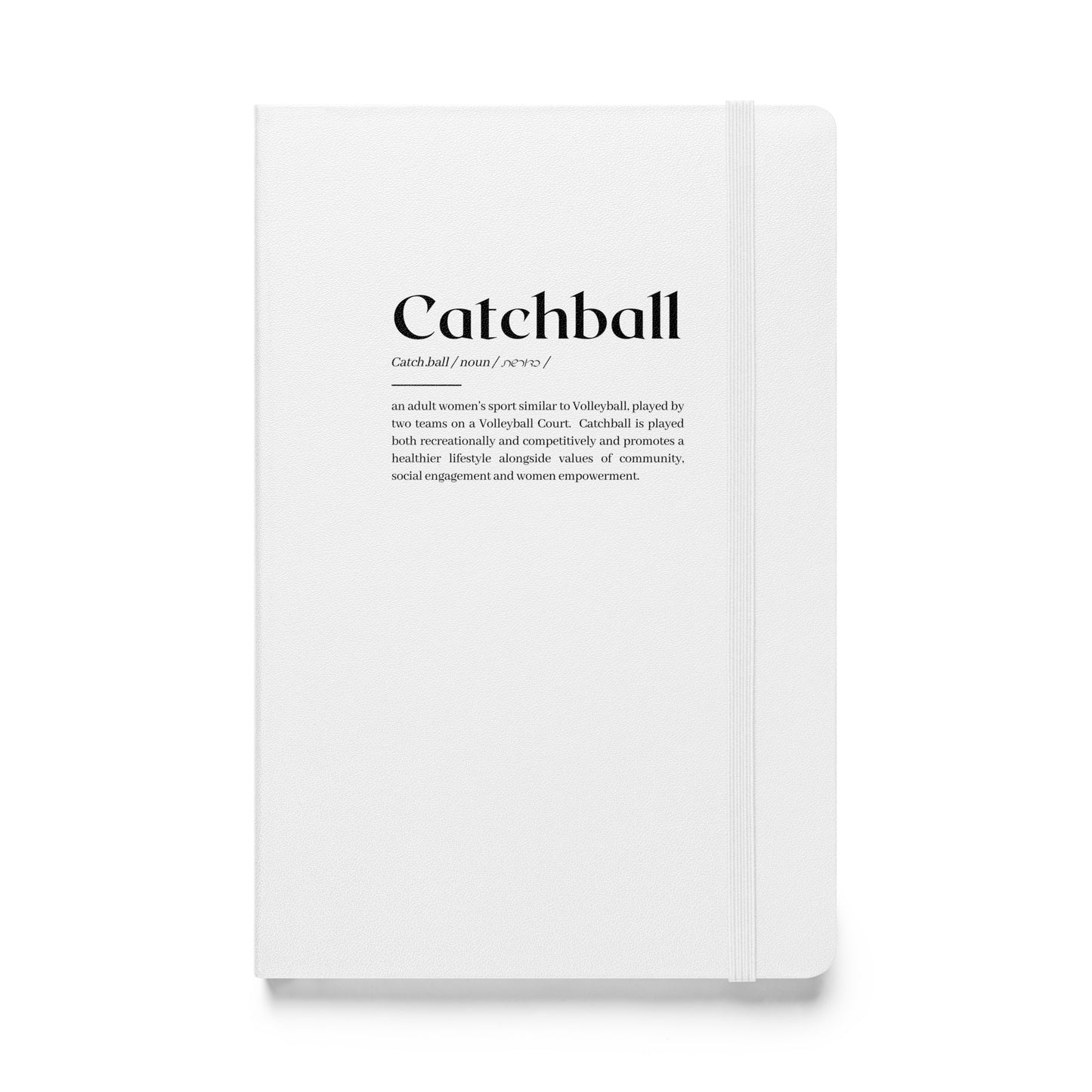 Catchball Dictionary Definition Hardcover Bound Notebook