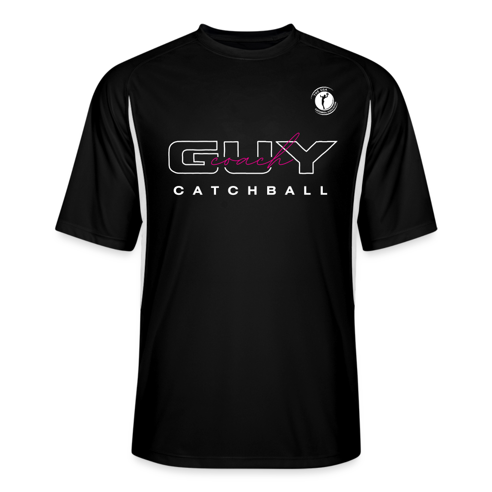 Men’s Cooling Performance Color Blocked Jersey - black/white