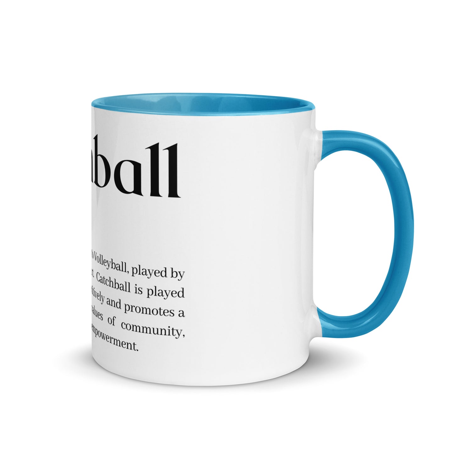 Catchball Dictionary Definition Colored Mug