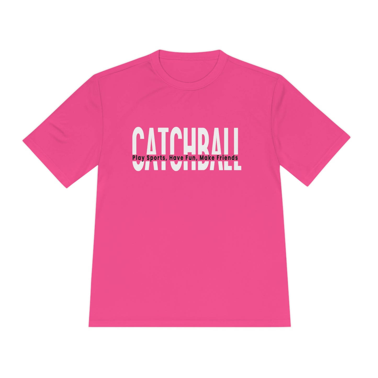 Catchball Women's Moisture-Wicking Relaxed T-Shirt Ladies Performance Tee Unisex