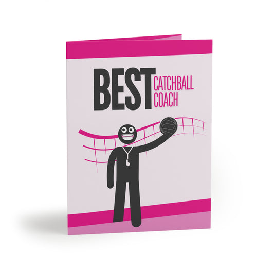 Catchball Best Coach Greeting Card Pack with Envelopes