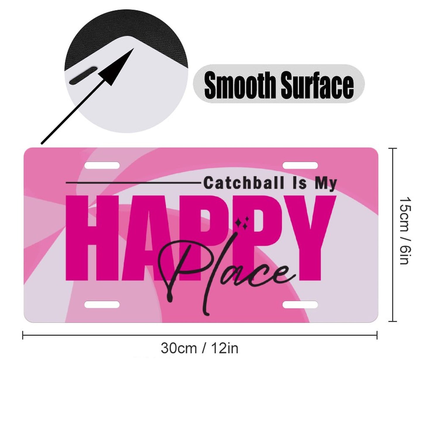 Car License Plate - 11.8”x5.9”