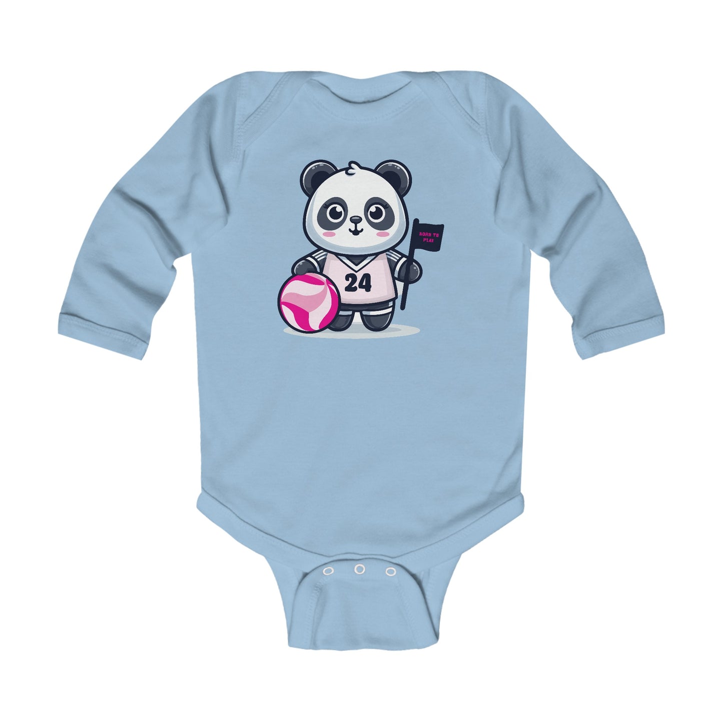 Infant Catchball Onesie Baby Long-Sleeve Panda Bodysuit Catchball Baby-Shower Gift Newborn Birth Clothing Girl Catchball Onesie Boy Gift