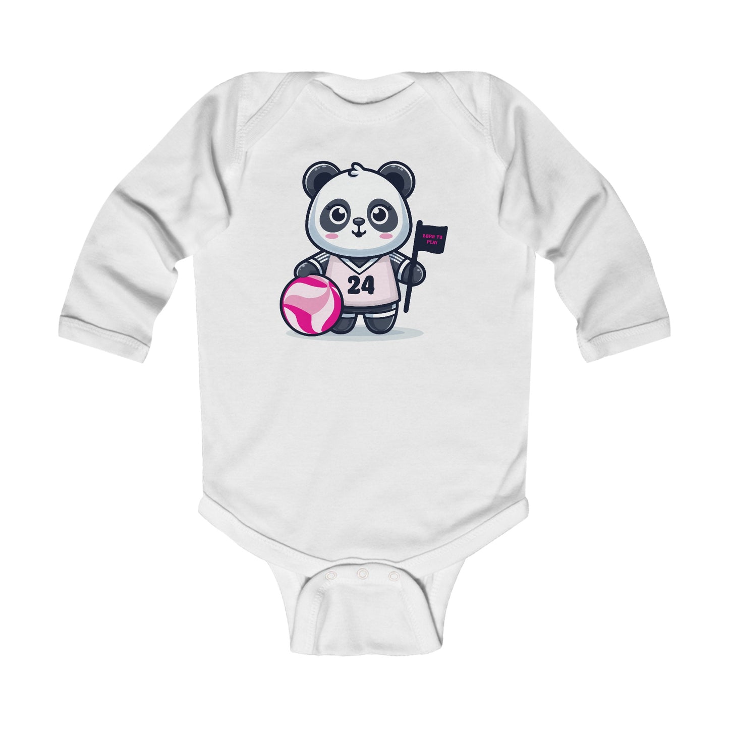 Infant Catchball Onesie Baby Long-Sleeve Panda Bodysuit Catchball Baby-Shower Gift Newborn Birth Clothing Girl Catchball Onesie Boy Gift