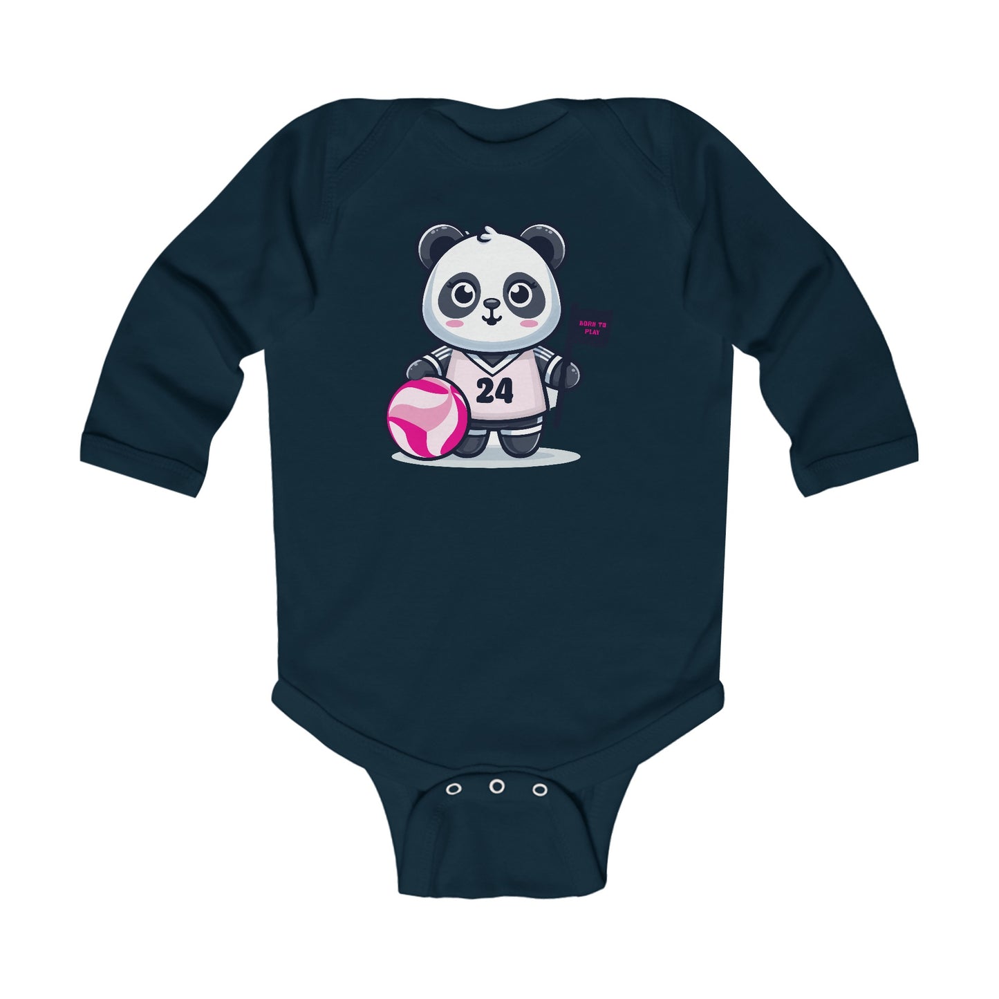 Infant Catchball Onesie Baby Long-Sleeve Panda Bodysuit Catchball Baby-Shower Gift Newborn Birth Clothing Girl Catchball Onesie Boy Gift