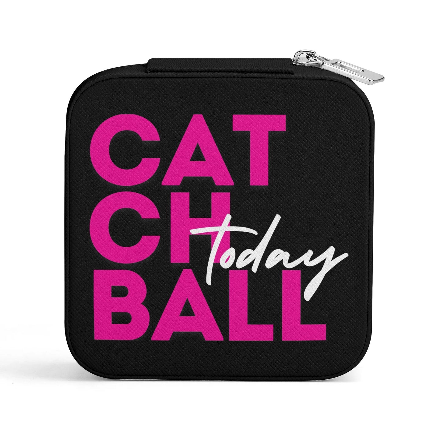 Catchball Today Square Jewelry Box Case Display with Zipper