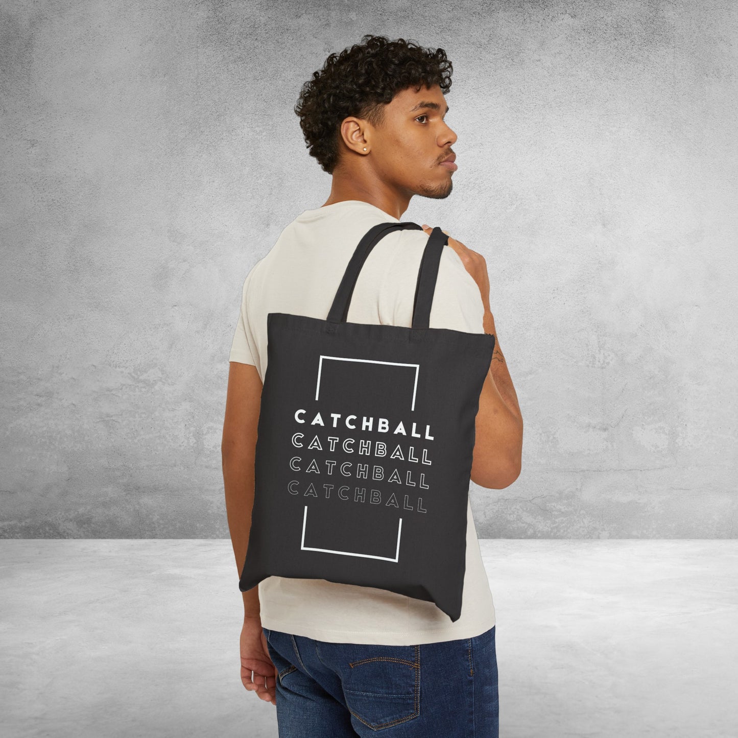 Catchball-Catchball Cotton Canvas Tote Bag