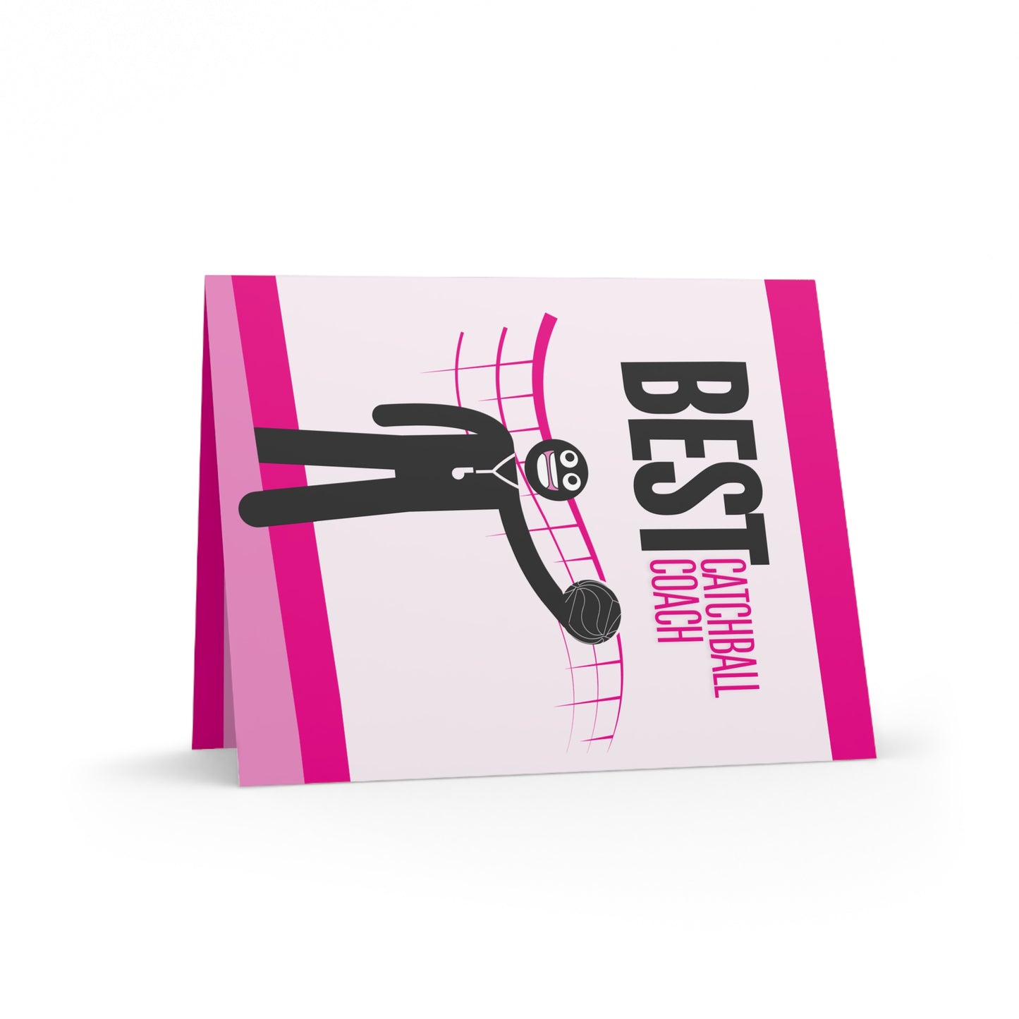 Catchball Best Coach Greeting Card Pack with Envelopes