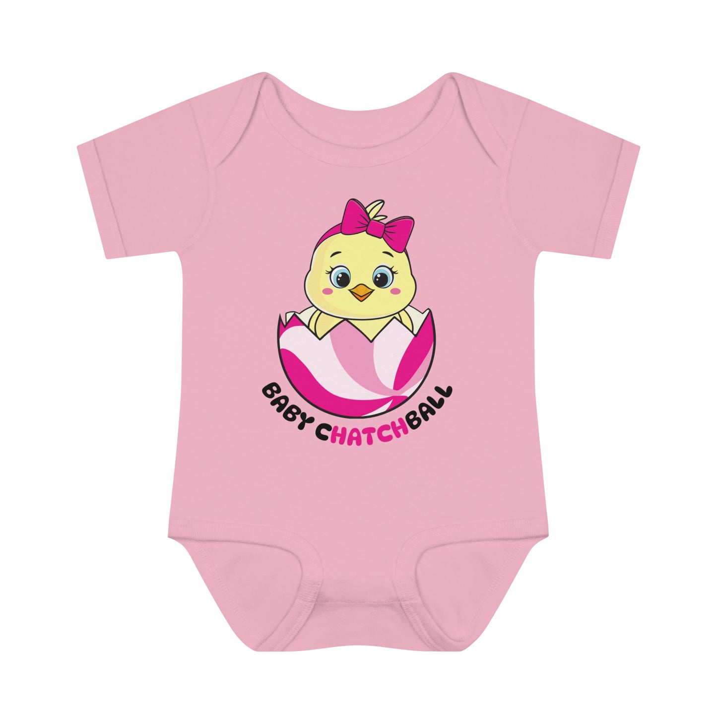 Infant Catchball Baby Chick Rib Bodysuit Summer Onesie Baby Short-Sleeve Bodysuit Catchball Baby-Shower Gift Newborn Birth Clothing Girl Catchball Onesie Boy Gift