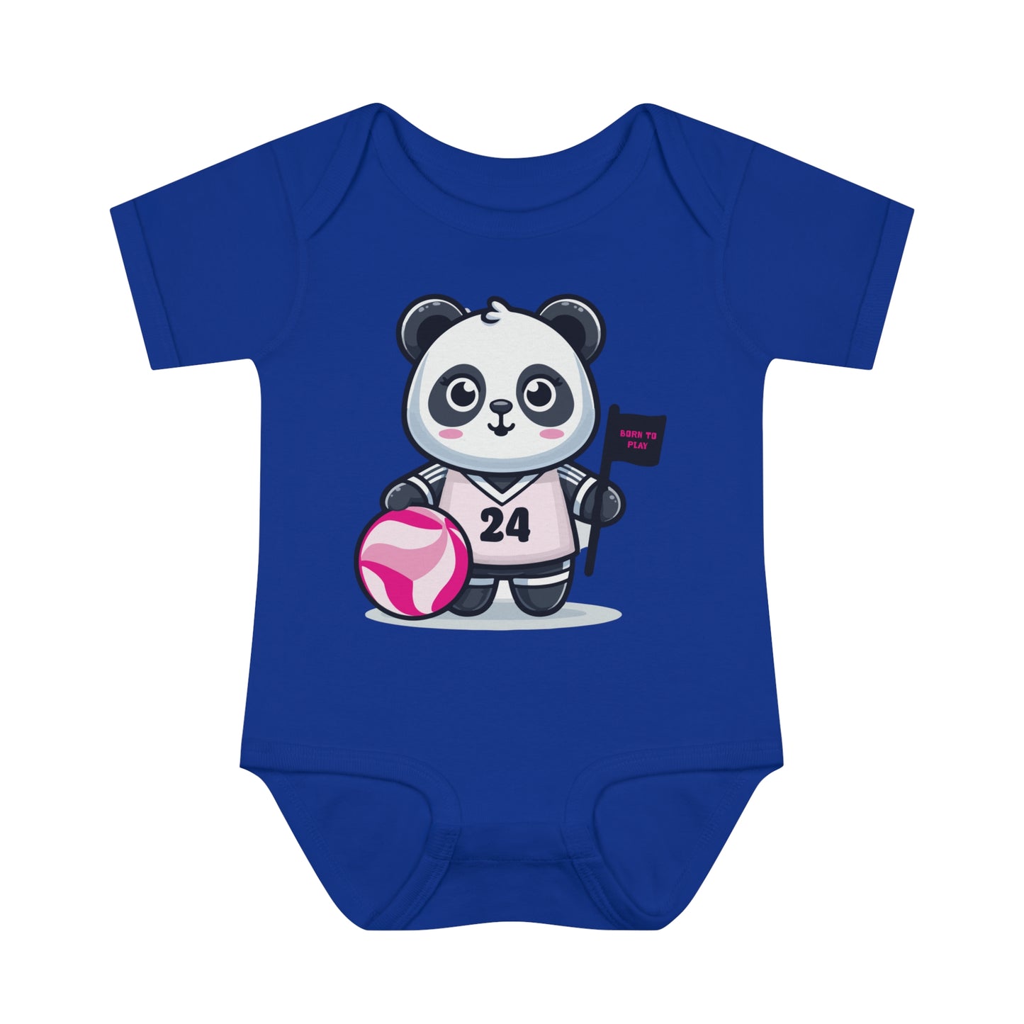 Infant Catchball Baby Rib Bodysuit Summer Panda Onesie Baby Short-Sleeve Bodysuit Catchball Baby-Shower Gift Newborn Birth Clothing Girl Catchball Onesie Boy Gift