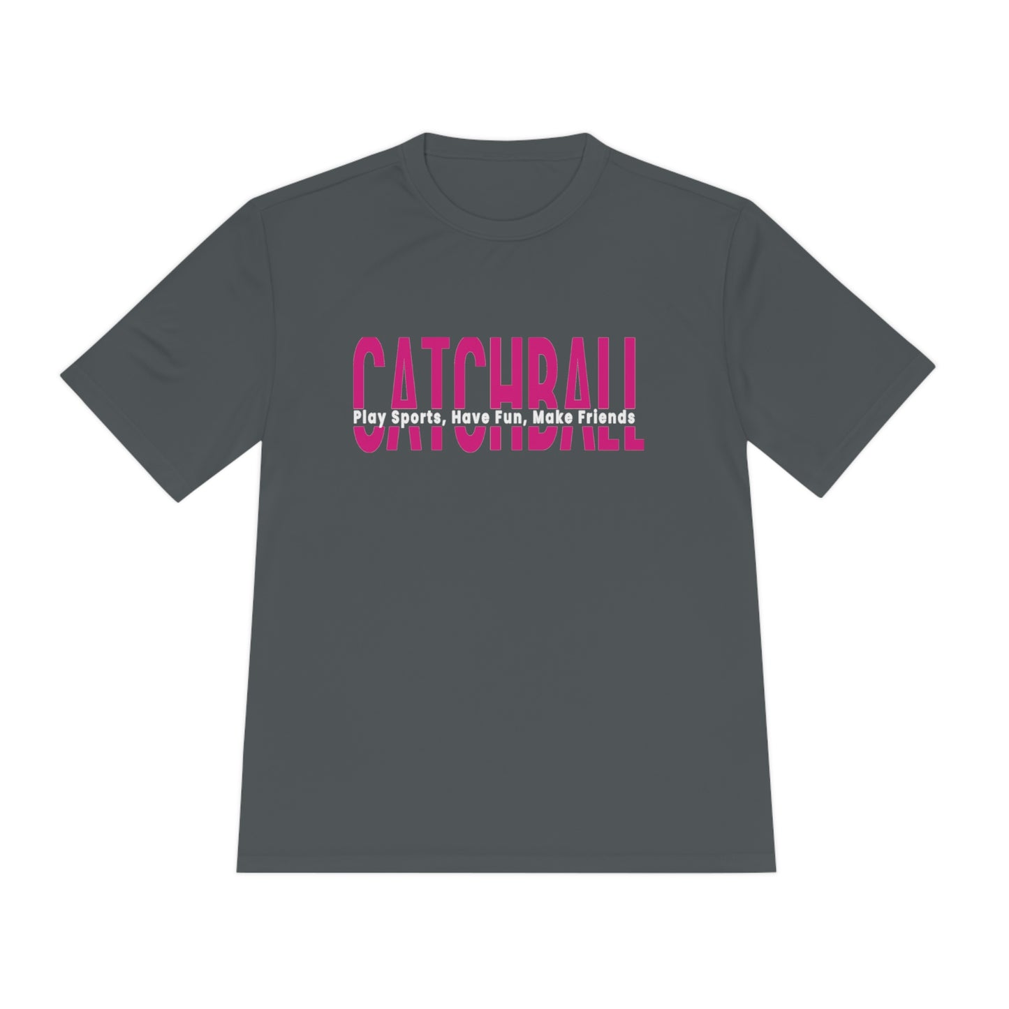 Catchball Women's Moisture-Wicking Relaxed T-Shirt Ladies Performance Tee Unisex