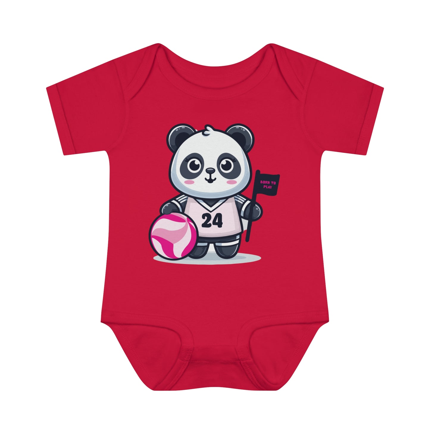 Infant Catchball Baby Rib Bodysuit Summer Panda Onesie Baby Short-Sleeve Bodysuit Catchball Baby-Shower Gift Newborn Birth Clothing Girl Catchball Onesie Boy Gift