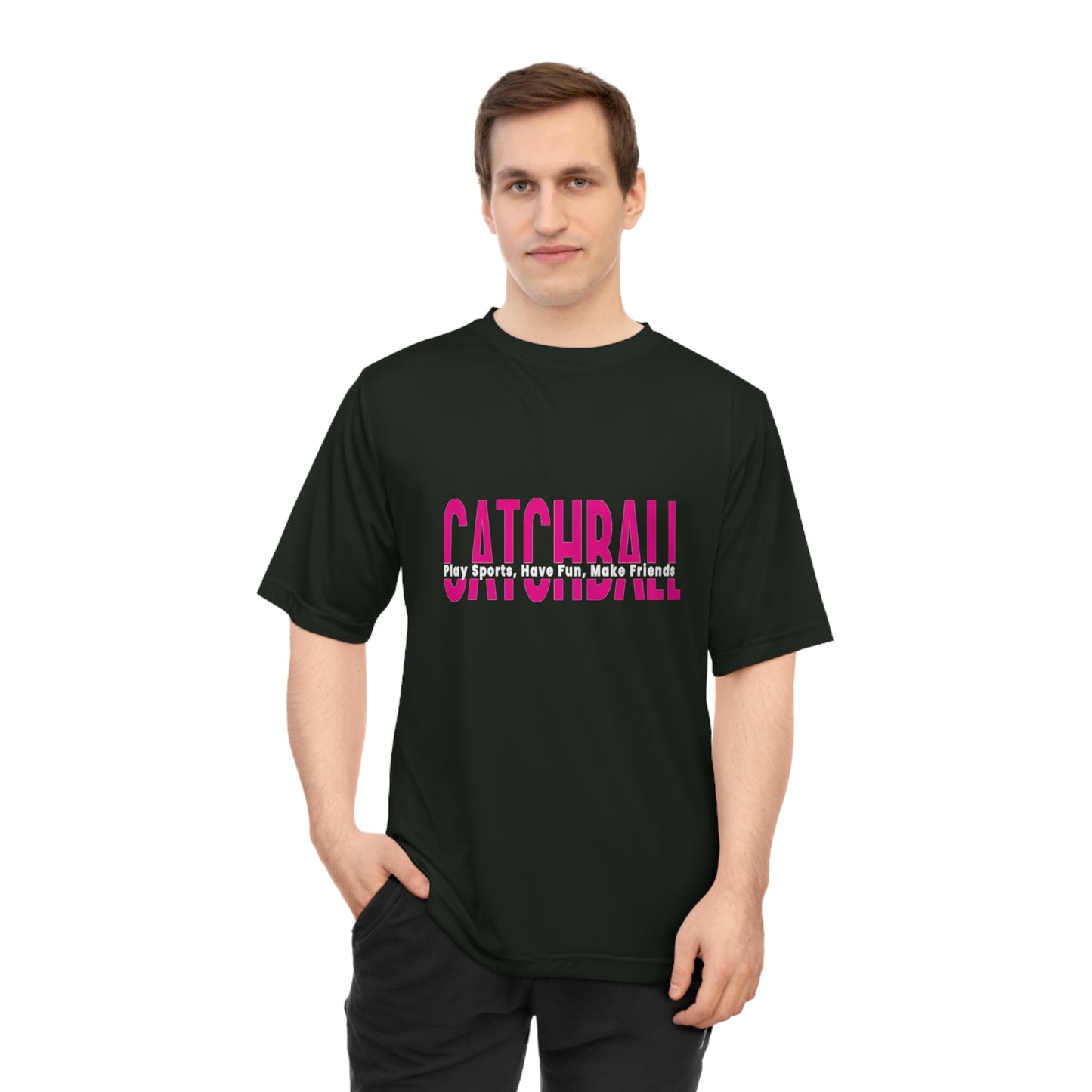 Catchball Zone Performance T-Shirt Athletic Catchball T-Shirt Active Logo Tee