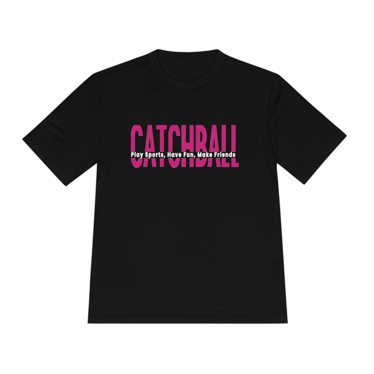 Catchball Women's Moisture-Wicking Relaxed T-Shirt Ladies Performance Tee Unisex