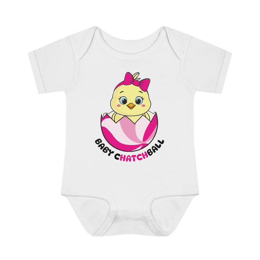 Infant Catchball Baby Chick Rib Bodysuit Summer Onesie Baby Short-Sleeve Bodysuit Catchball Baby-Shower Gift Newborn Birth Clothing Girl Catchball Onesie Boy Gift