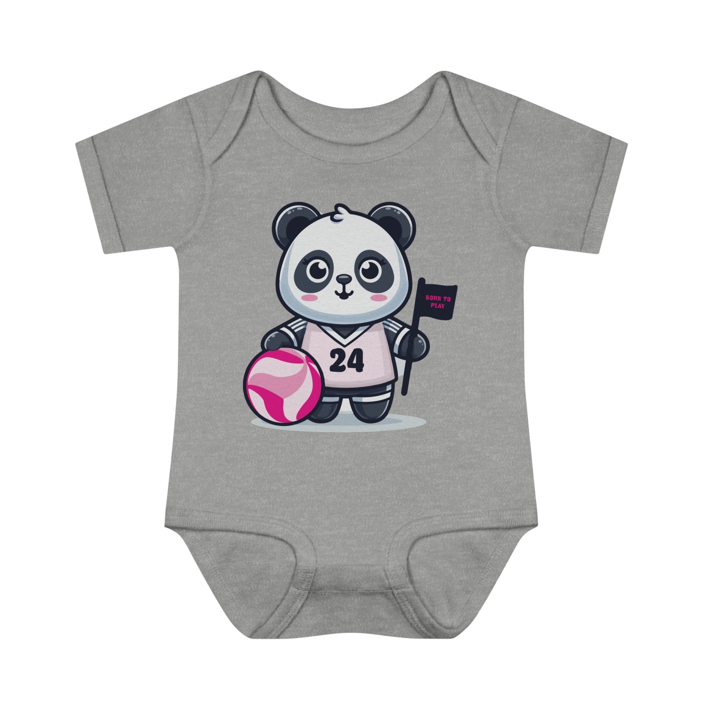 Infant Catchball Baby Rib Bodysuit Summer Panda Onesie Baby Short-Sleeve Bodysuit Catchball Baby-Shower Gift Newborn Birth Clothing Girl Catchball Onesie Boy Gift