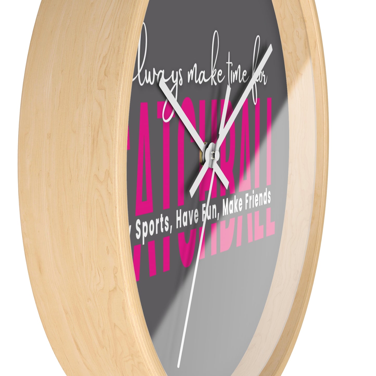 Always Make Time for Catchball Wall Clock