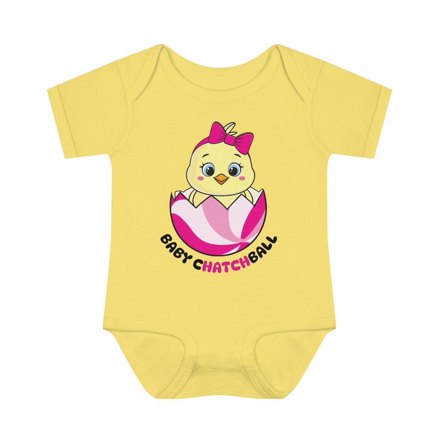 Infant Catchball Baby Chick Rib Bodysuit Summer Onesie Baby Short-Sleeve Bodysuit Catchball Baby-Shower Gift Newborn Birth Clothing Girl Catchball Onesie Boy Gift