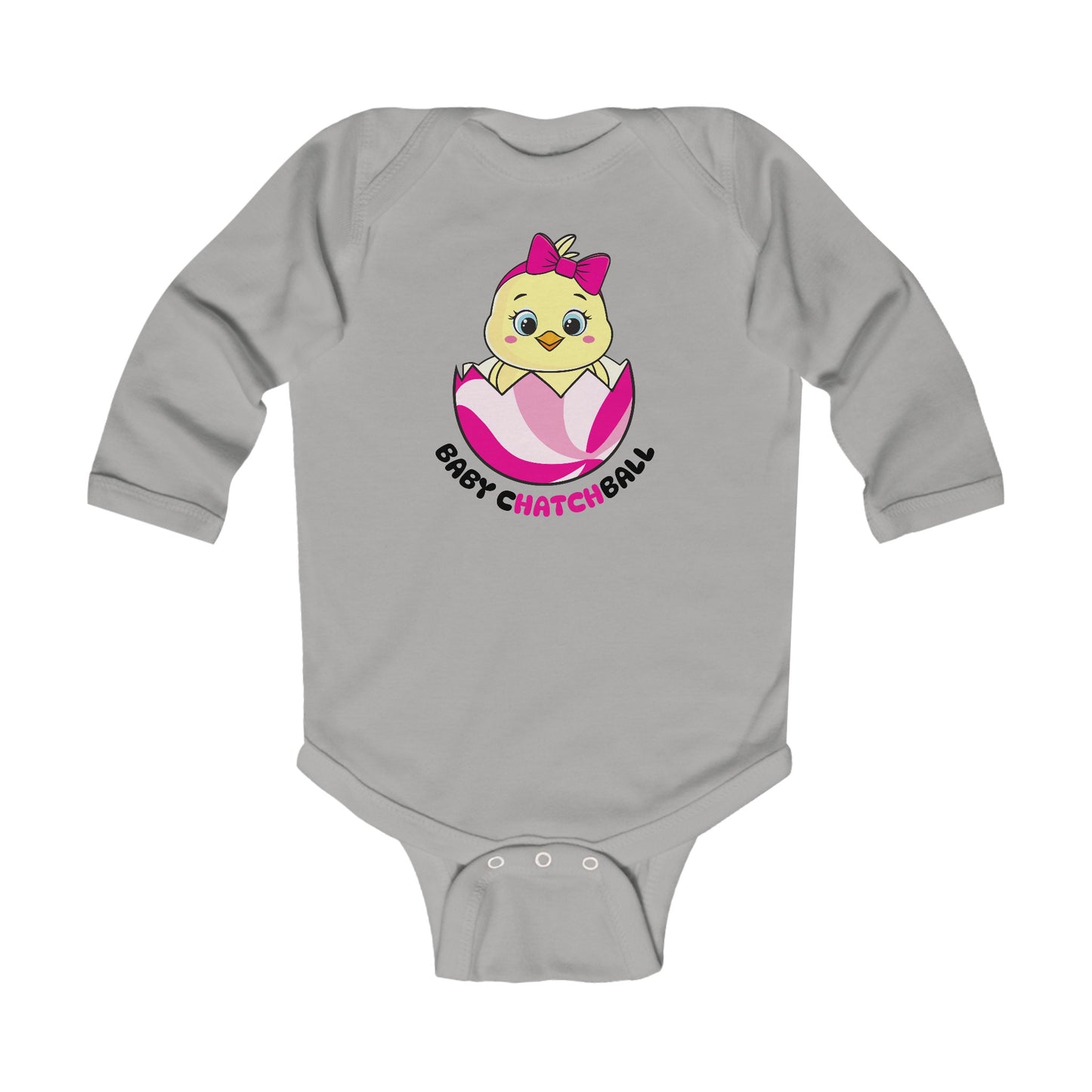 Infant Catchball Onesie Baby Chick Long-Sleeve Bodysuit Catchball Baby-Shower Gift Newborn Birth Clothing Girl Catchball Onesie Boy Gift