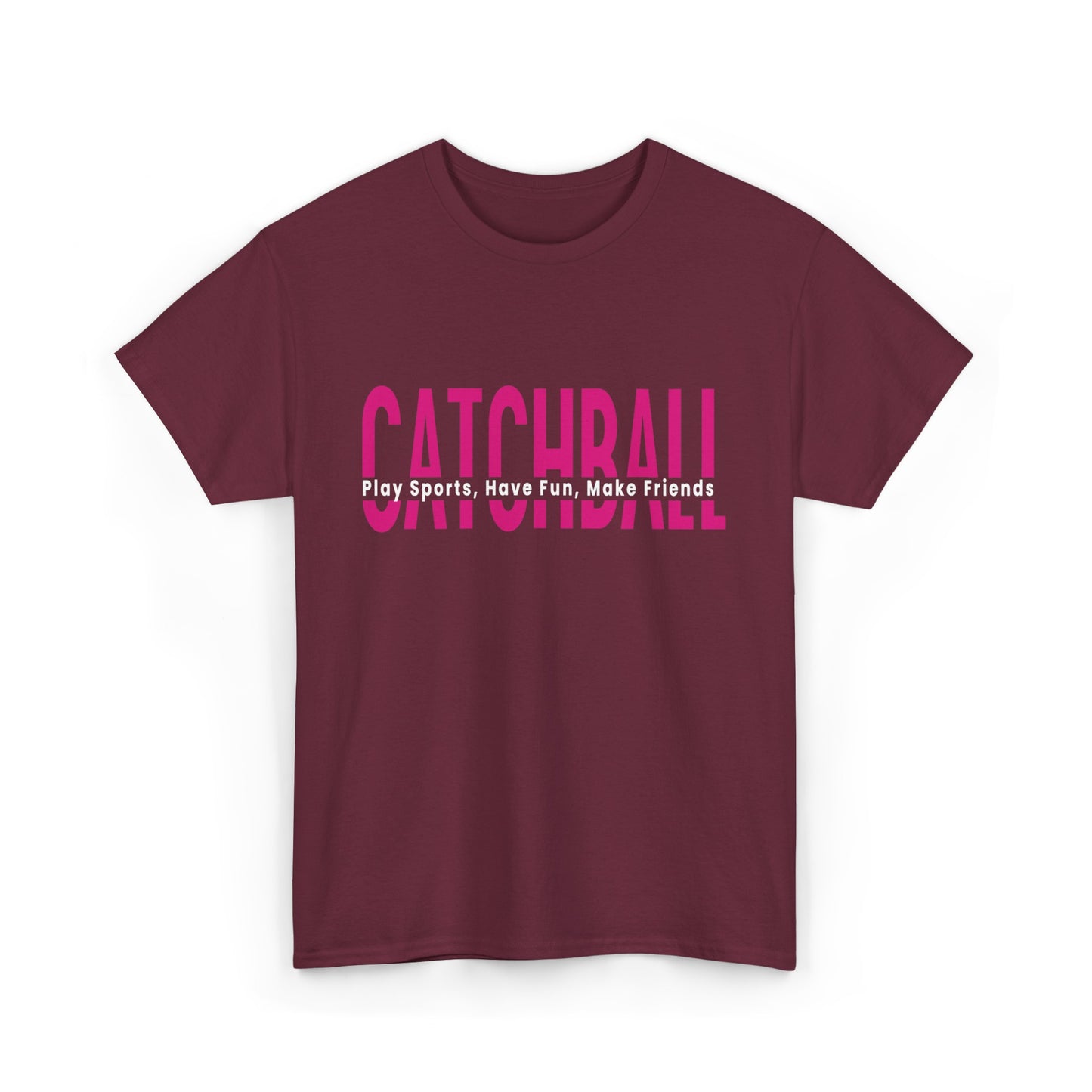 Catchball T-Shirt Short-Sleeve Catchball Unisex Cotton USACA Catchball Logo Tee