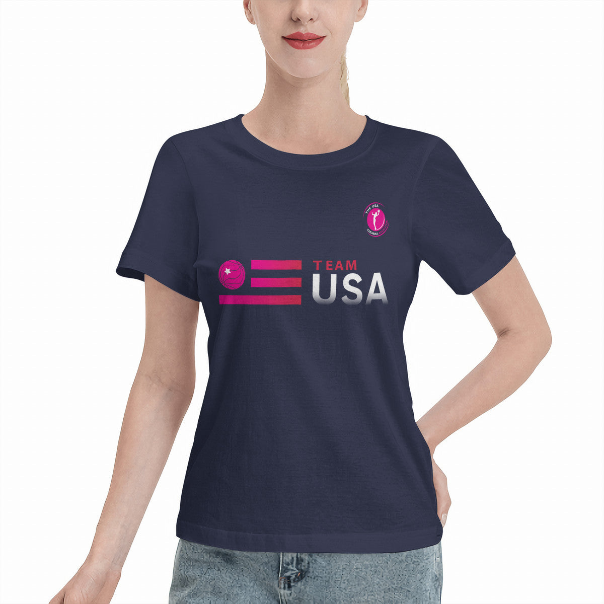 Team USA - USACA - Women's Basic T-Shirt (Fashion Tee)