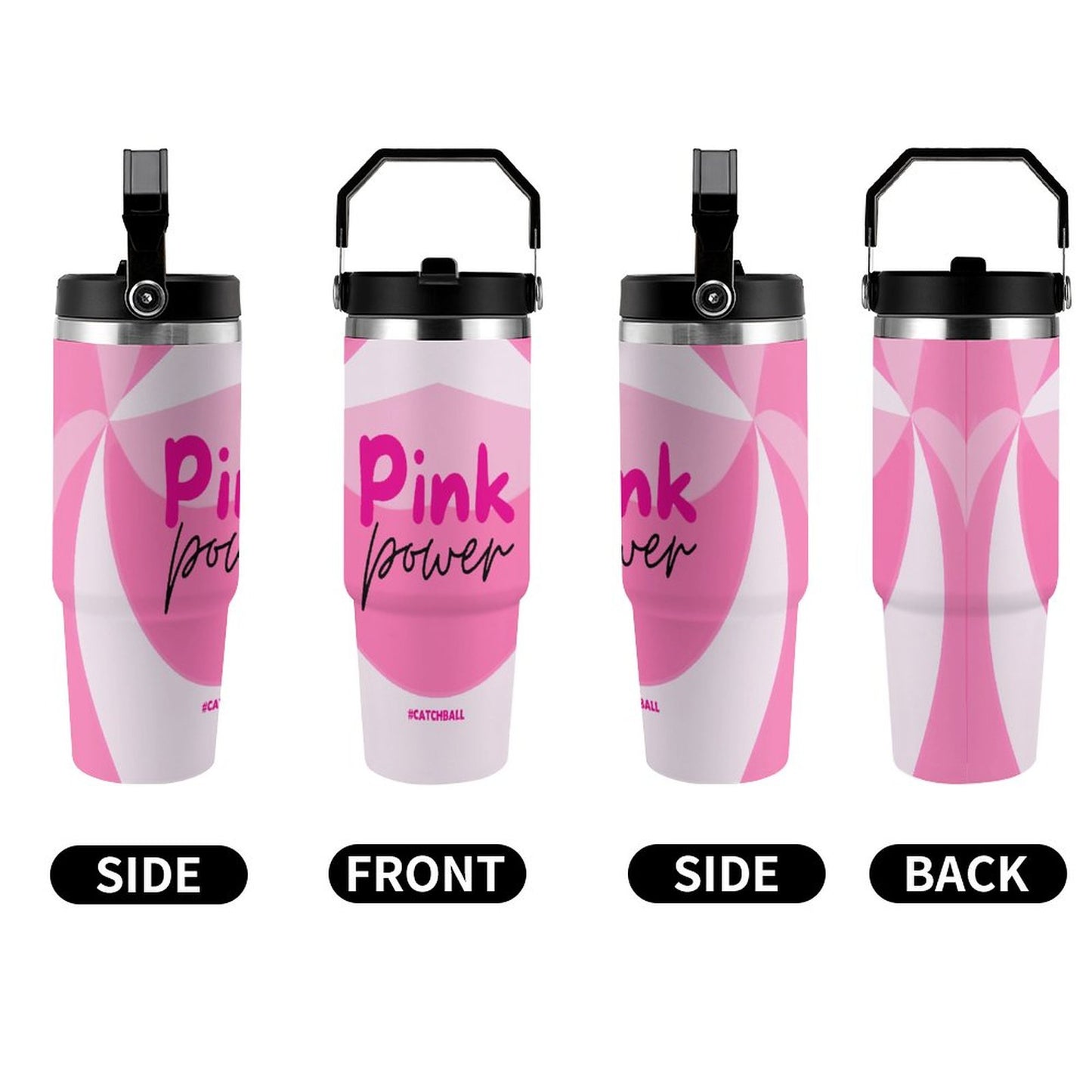 30oz Water Bottle Car Cup with Handle