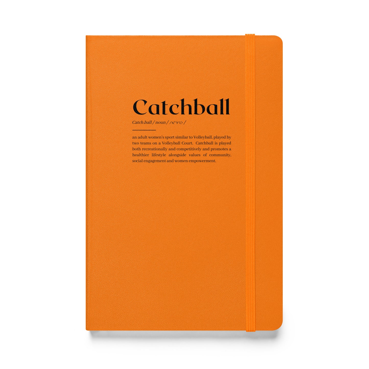 Catchball Dictionary Definition Hardcover Bound Notebook