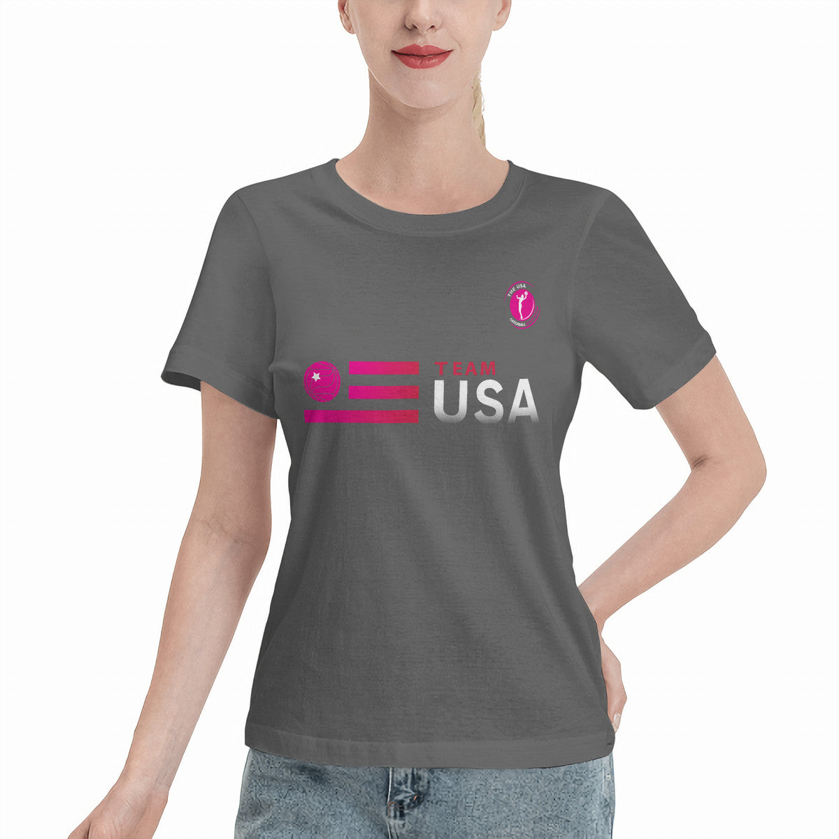 Team USA - USACA - Women's Basic T-Shirt (Fashion Tee)