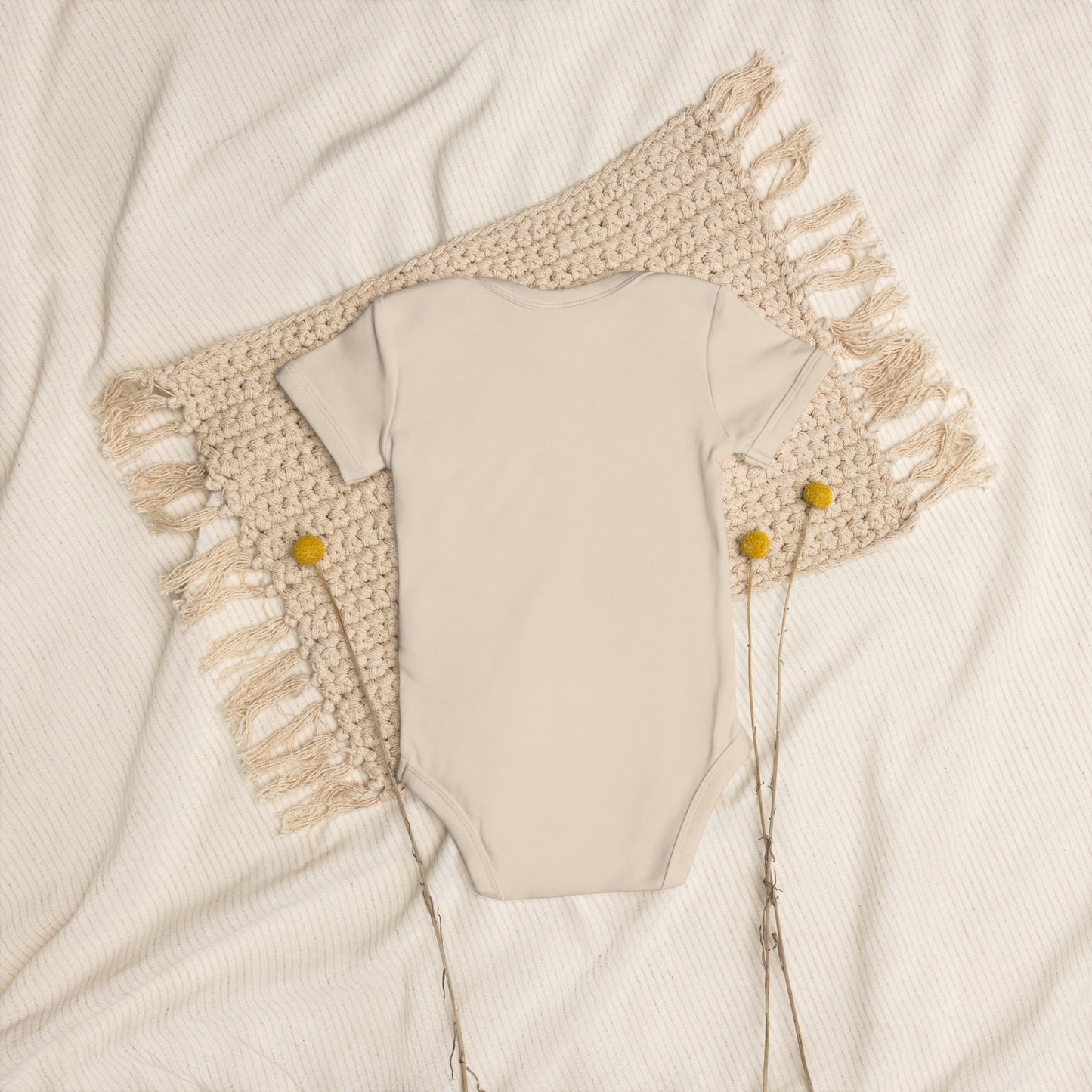 Organic cotton baby bodysuit