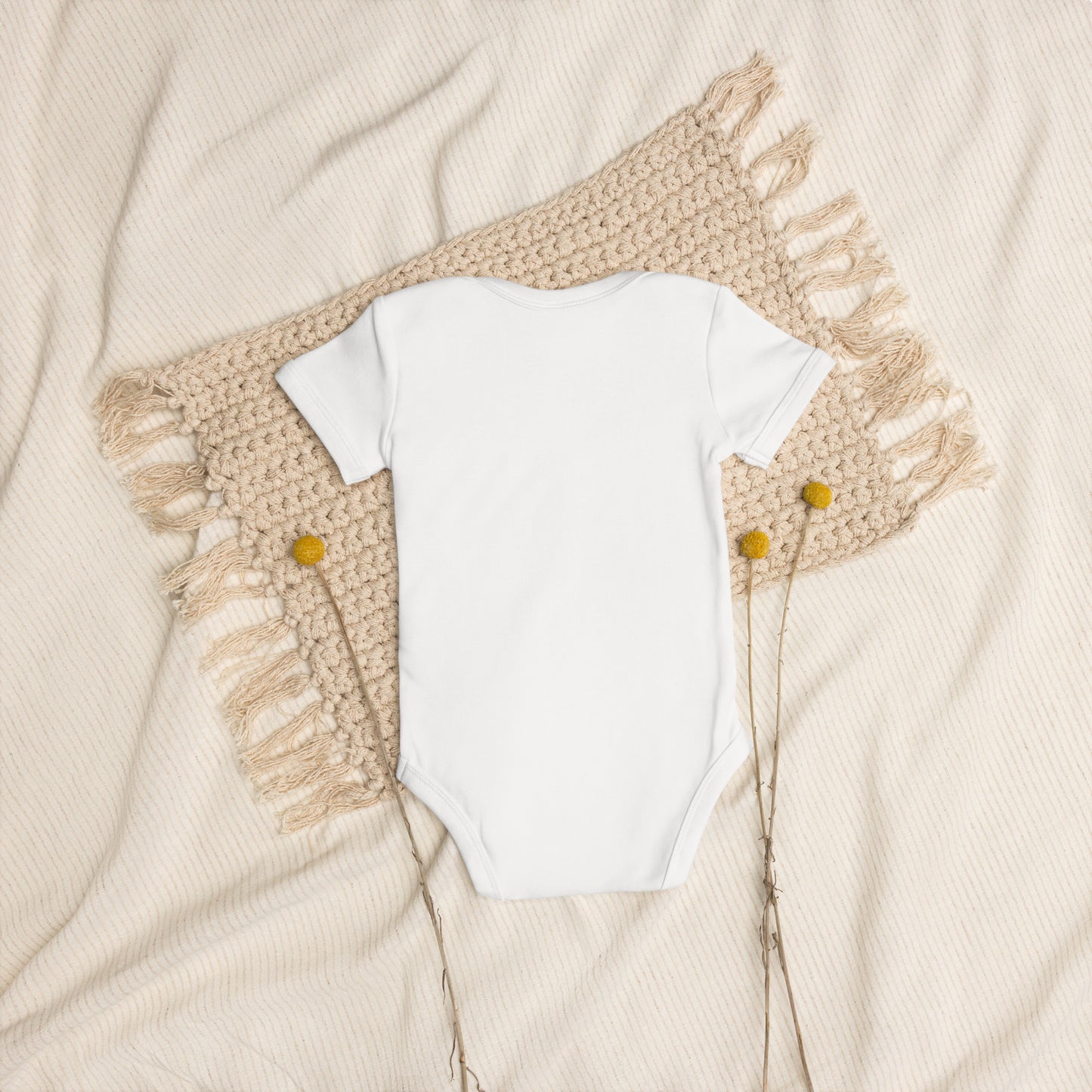 Organic cotton baby bodysuit