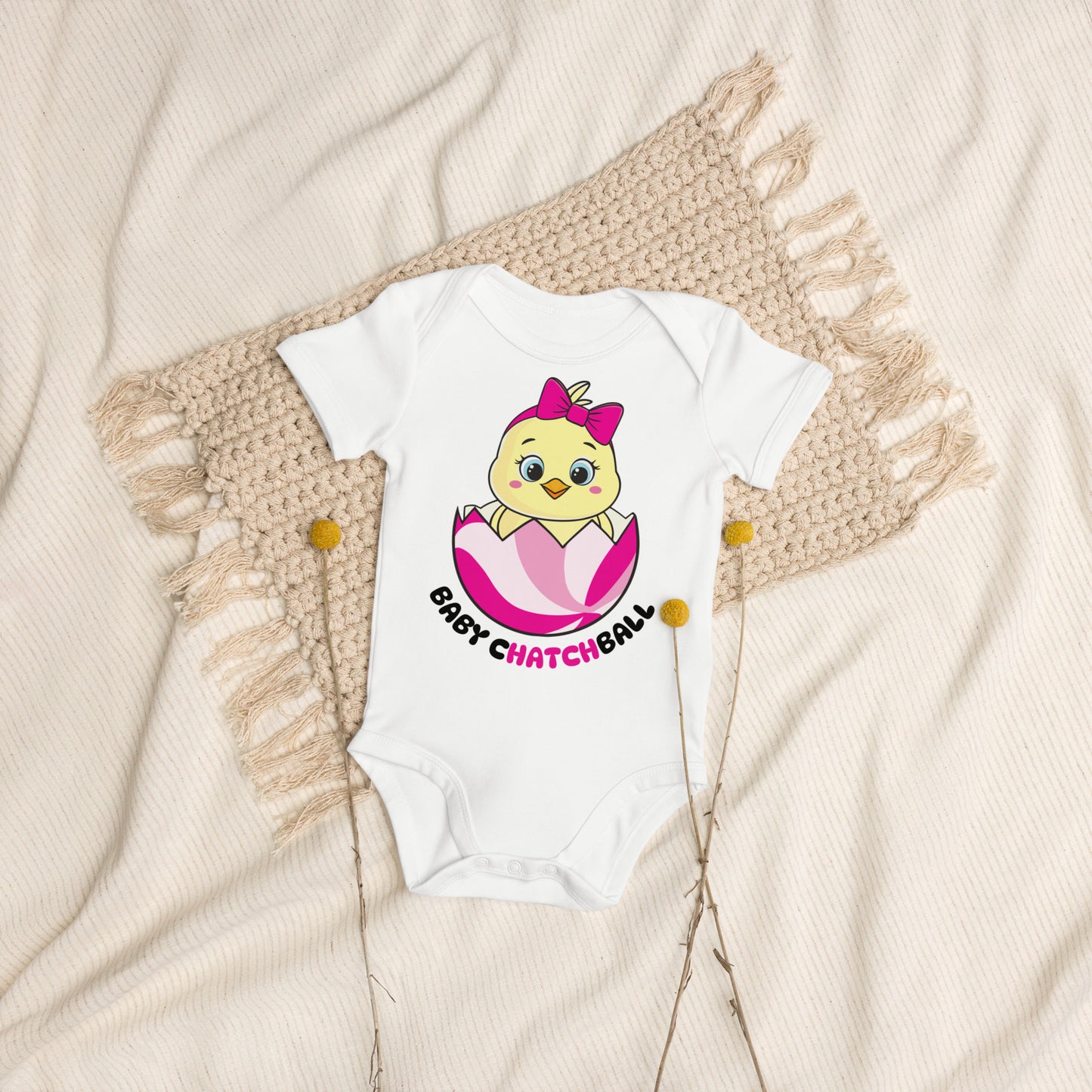 Organic cotton baby bodysuit