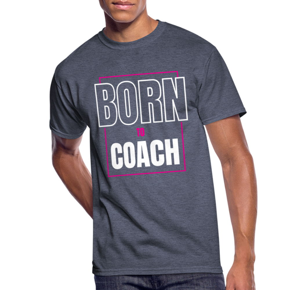 Born to Coach T-Shirt - navy heather