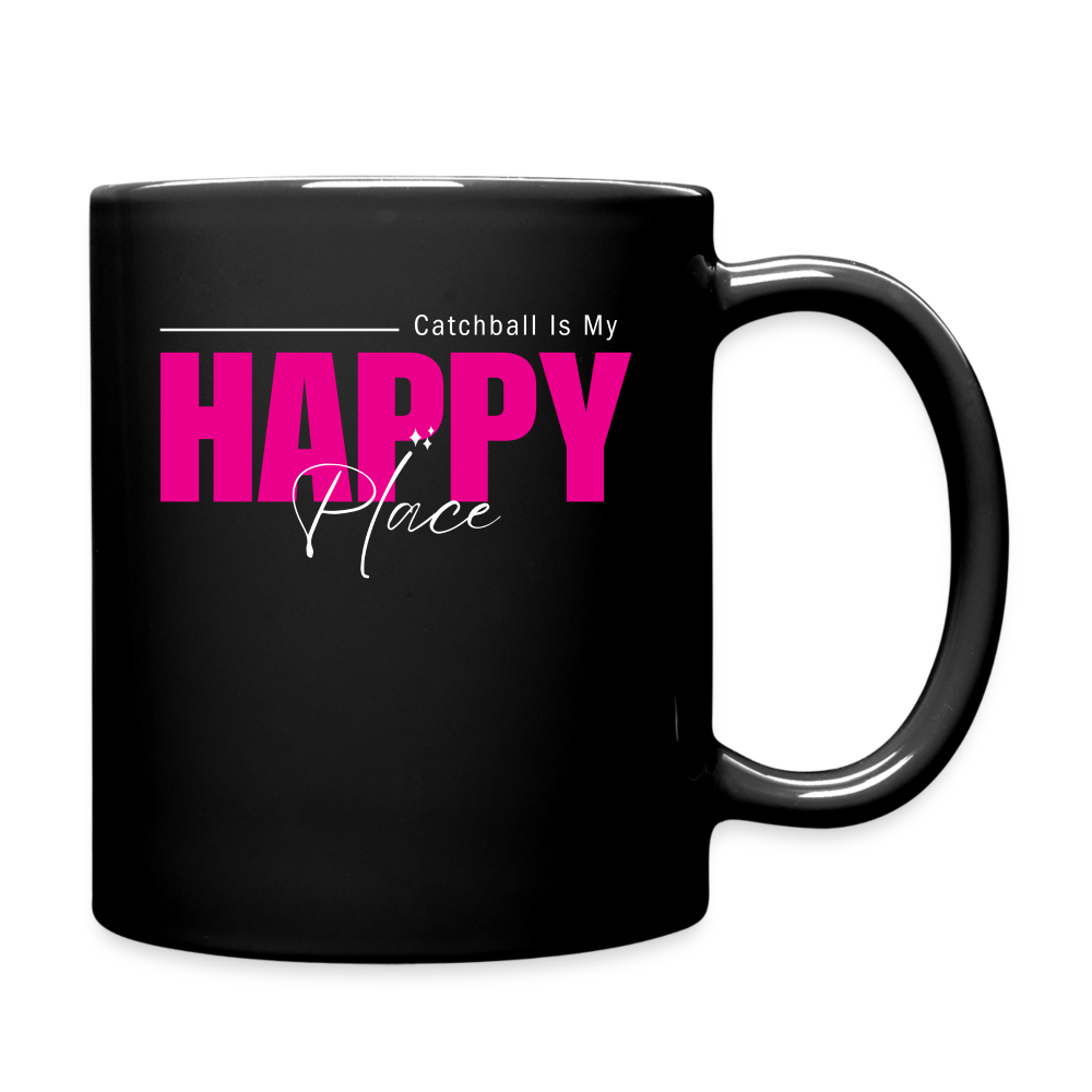 "Catchball Is My Happy Place" Mug - black