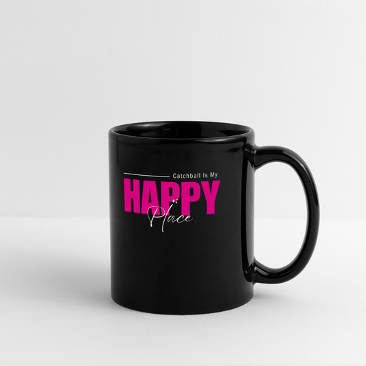 "Catchball Is My Happy Place" Mug - black