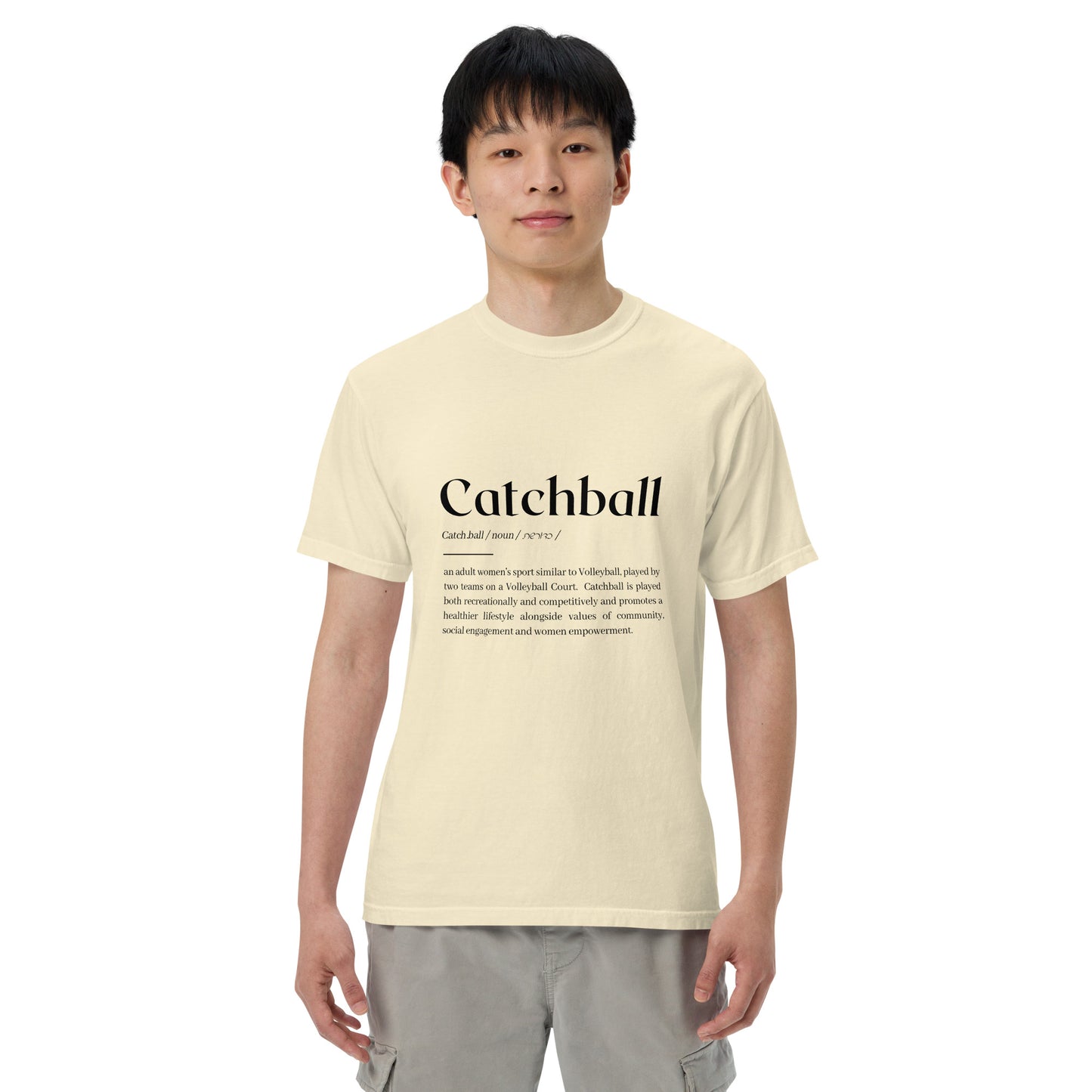 Catchball Dictionary Definition Unisex 100% ring-spun cotton t-shirt