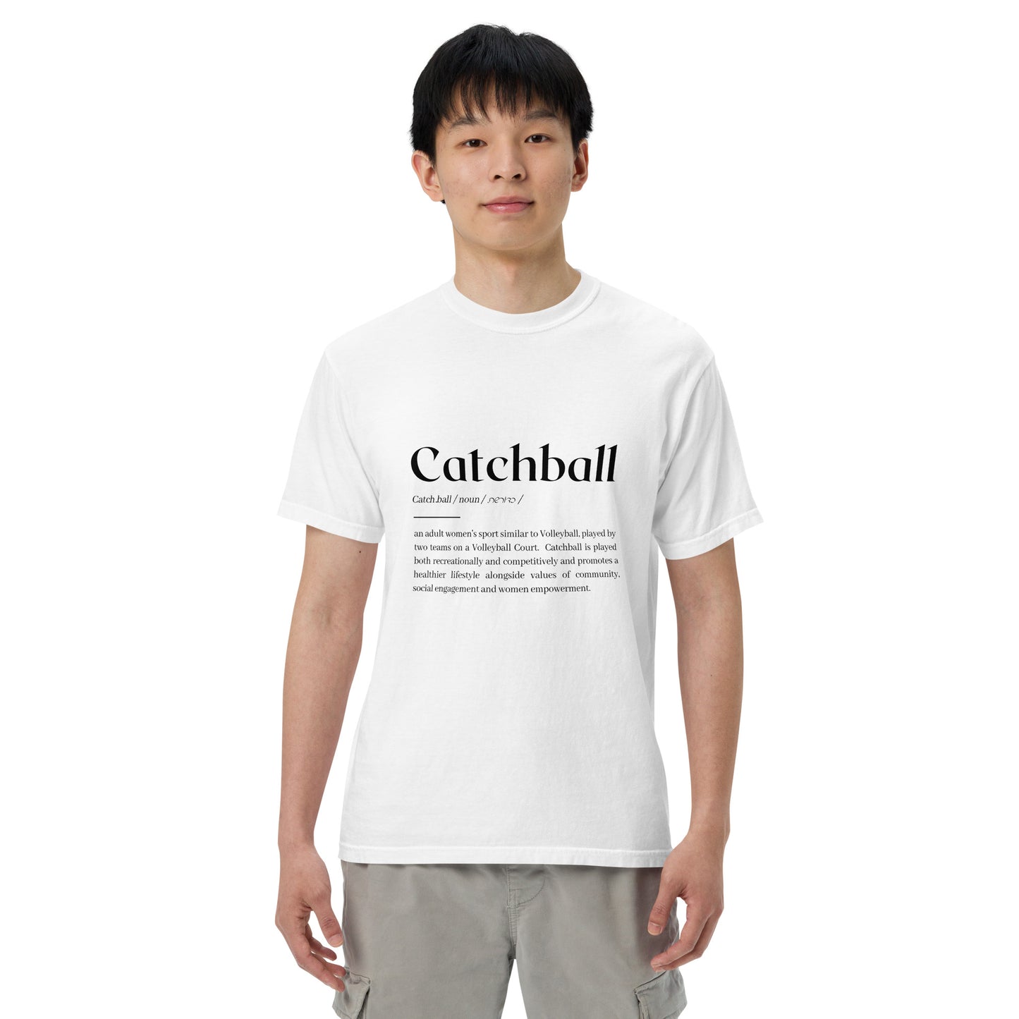 Catchball Dictionary Definition Unisex 100% ring-spun cotton t-shirt