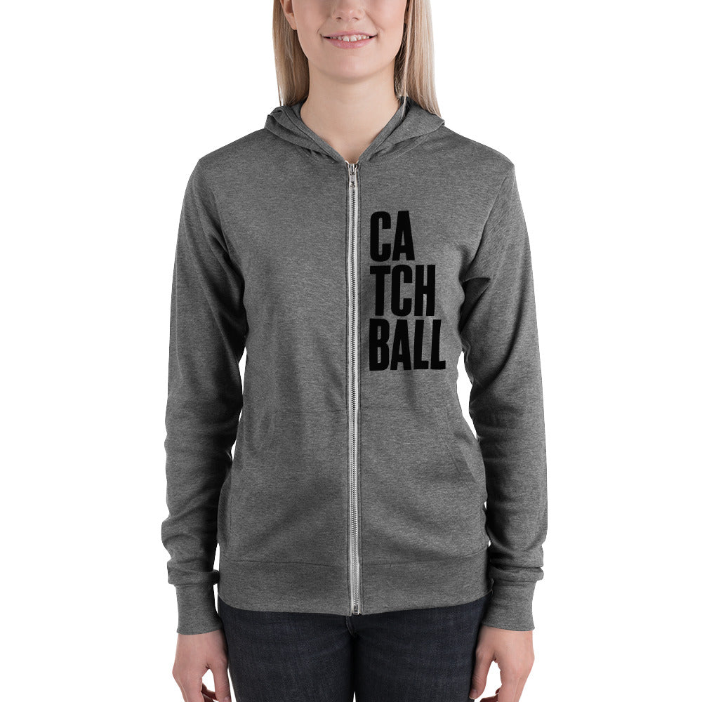 Catchball Lightweight Unisex Zip Hoodie Jacket