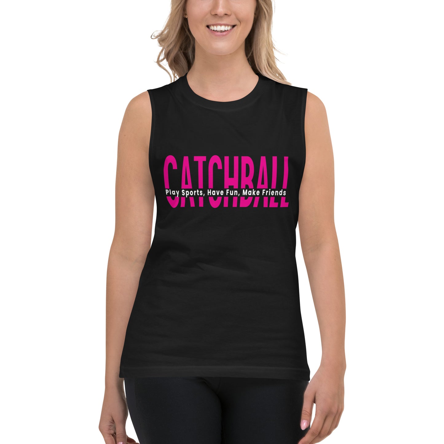 Catchball Women Relaxed Fit Muscle T-Shirt