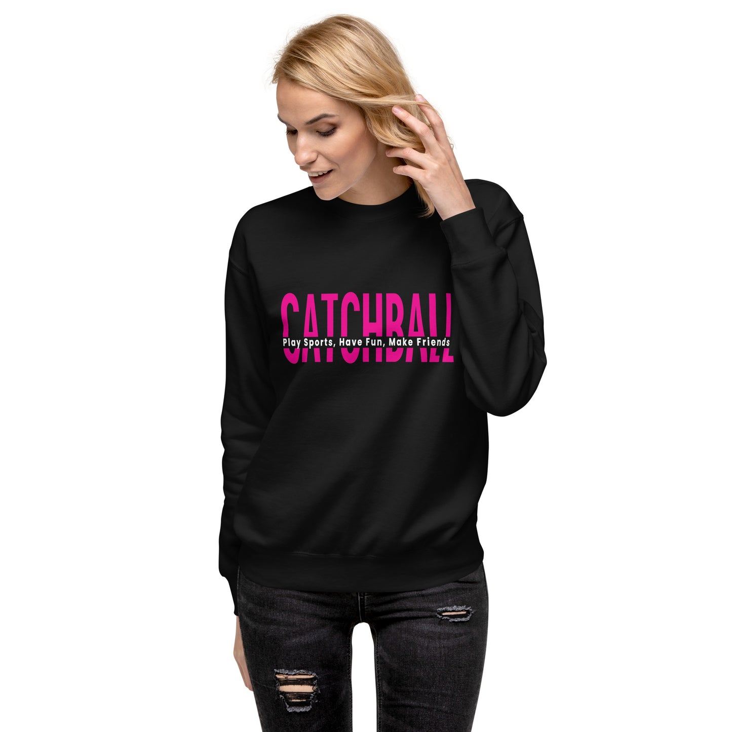 Catchball Unisex Premium Sweatshirt - RUNS SMALL