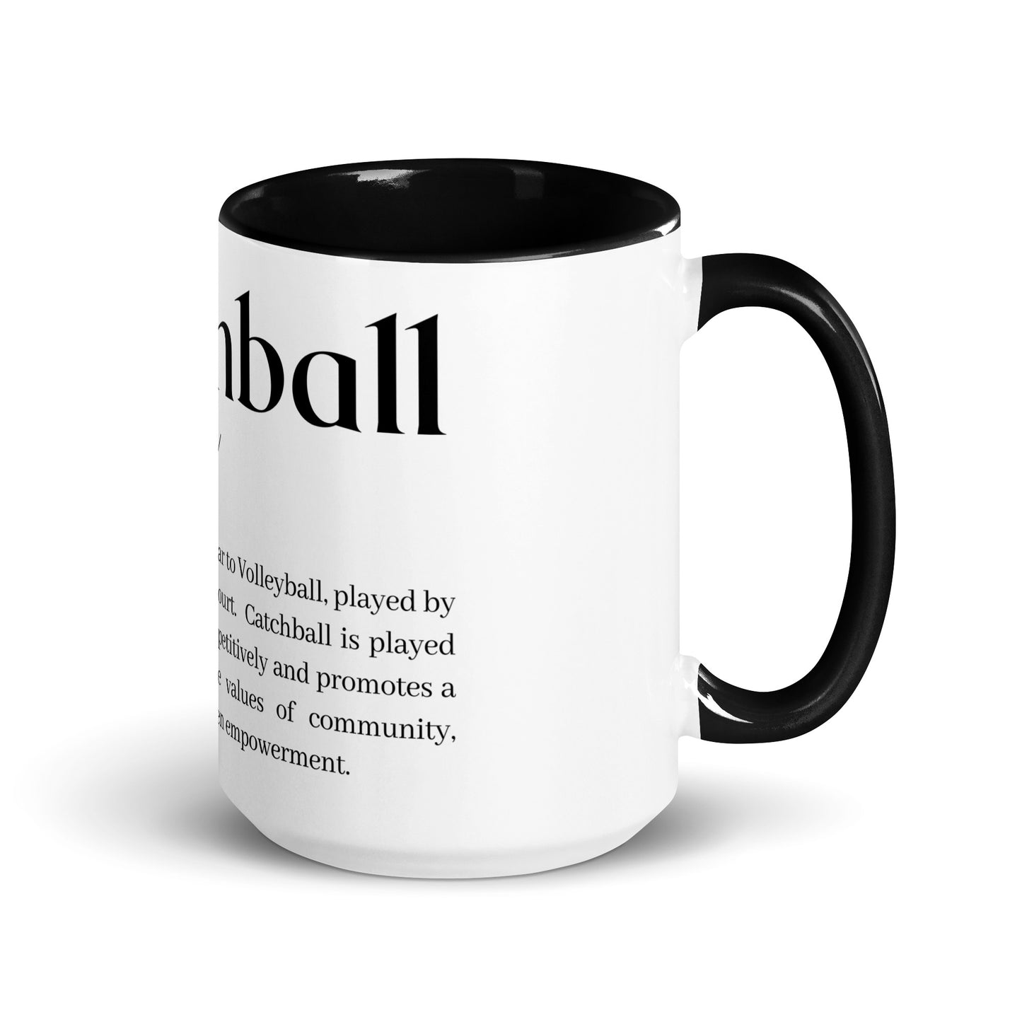 Catchball Dictionary Definition Colored Mug