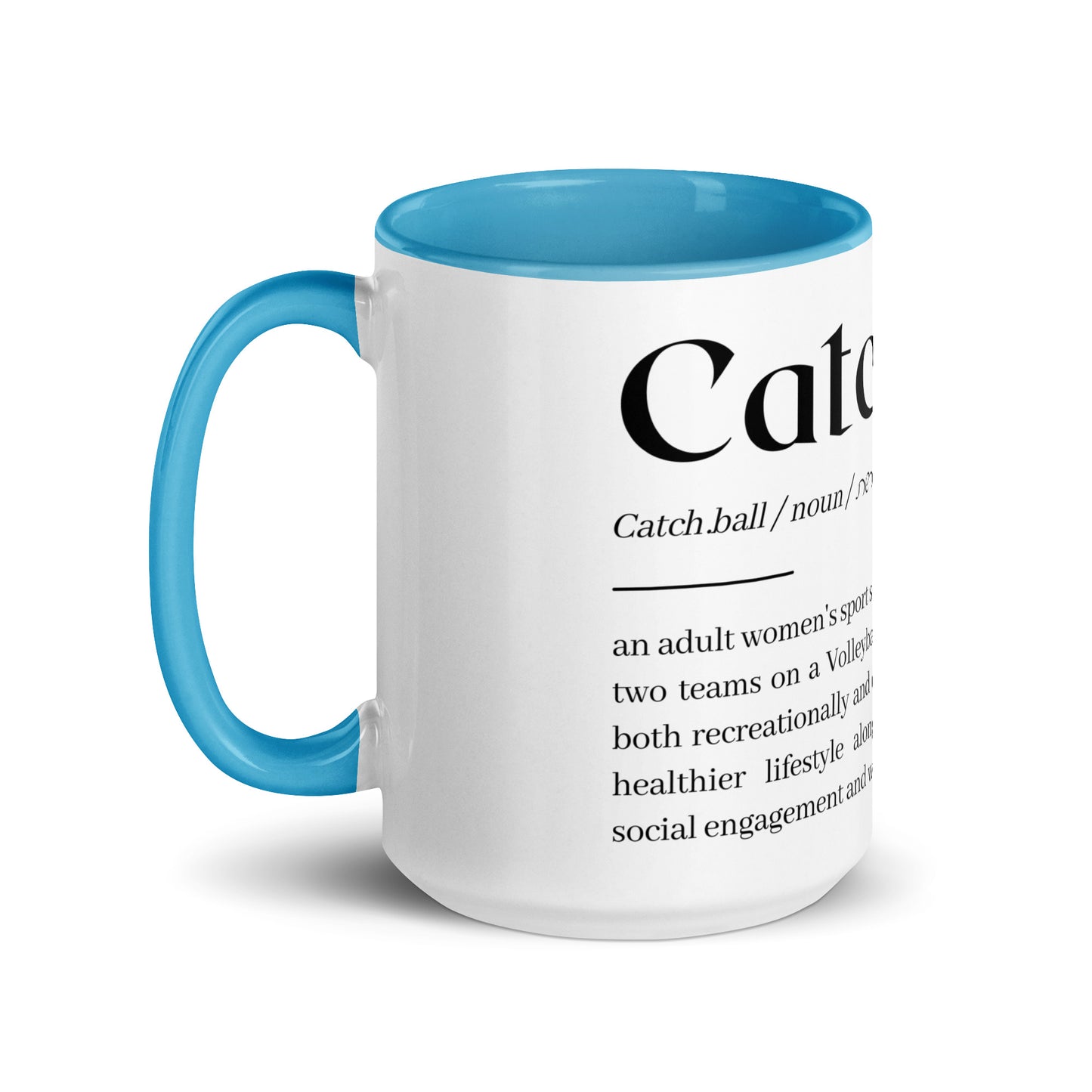 Catchball Dictionary Definition Colored Mug