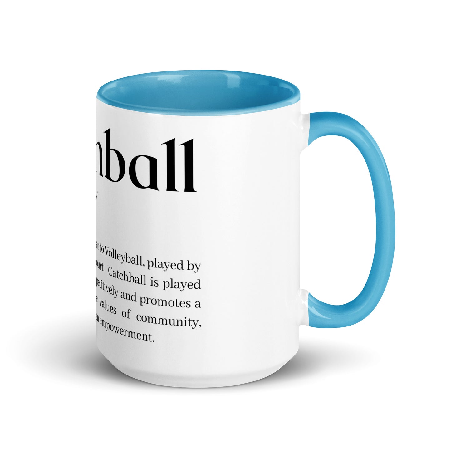 Catchball Dictionary Definition Colored Mug